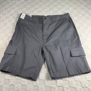 ROWM Tall Men's Gray‎ Cargo Shorts Stretch Fabric Size 42 NWT